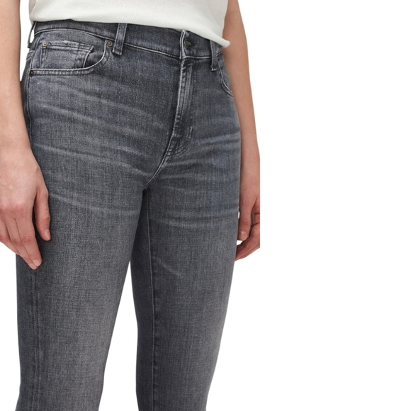 7 For All Mankind Earthkind Grey Wash Classic Bootcut Jeans, 32, NWT - Picture 3 of 10